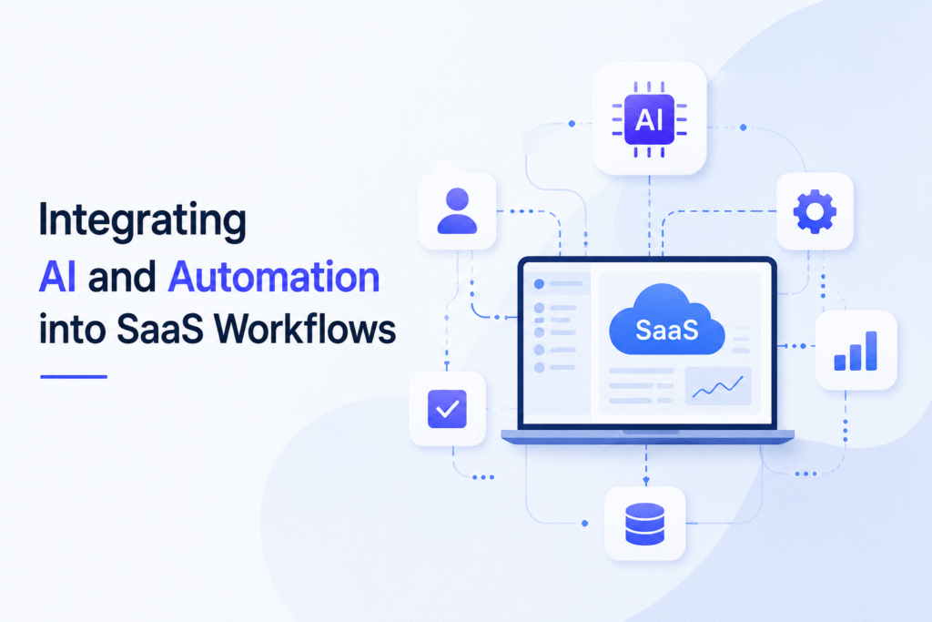 Integrating AI and Automation into SaaS Workflows